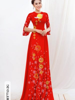vai ao dai hoa dao mac tet (2)